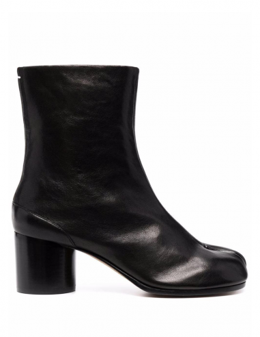 Black leather Tabi boots MAISON MARGIELA - Women