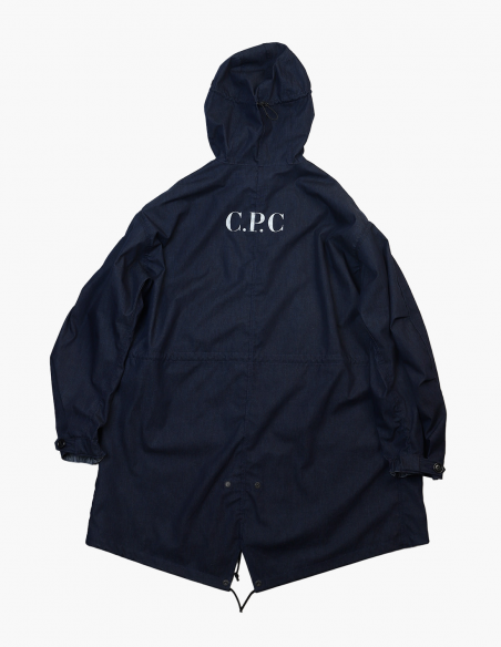 Junya Watanabe MAN: C.P. Company Nylon Canvas Parka (Black
