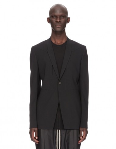 Rick Owens Fogpocket blazer jacket black Spring Summer 2024 for men