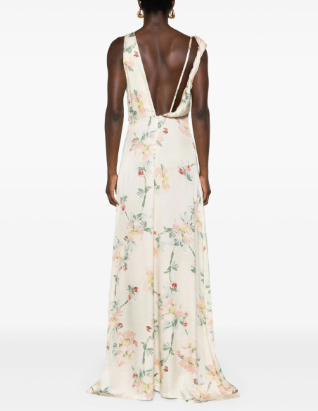 sachin and babi light blue dress Totëme Fluid Jersey Dress Pepper – Neighbour main image 1
