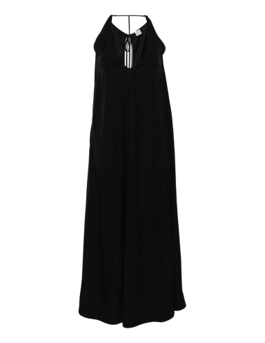 Robe longue noire sans manches TOTEME