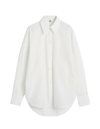 Chemise blanche en coton TOTEME