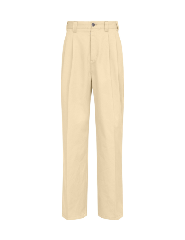 MAISON MARGIELA beige pleated  pants