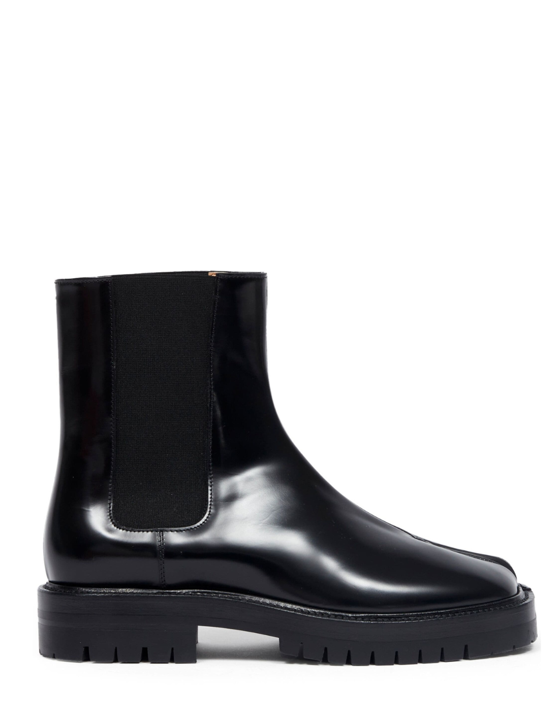 Boots Chelsea Tabi a plateformes MAISON MARGIELA Noir