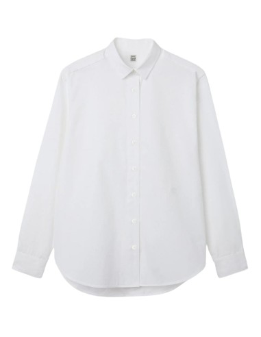 Chemise TOTEME modèle signature en coton blanc