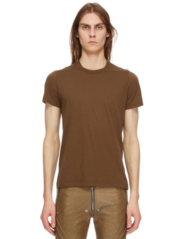 T-shirt "Short Level T" marron RICK OWENS