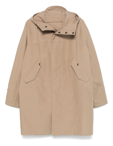 Parka à capuche beige LEMAIRE