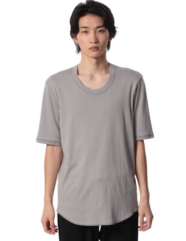 T-shirt gris à manches courtes ATTACHMENT