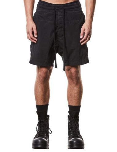 THOM KROM short noir à taille élastique