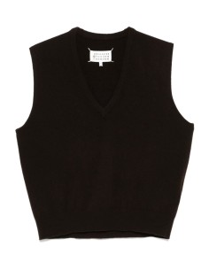 Pull sans manches marron MAISON MARGIELA