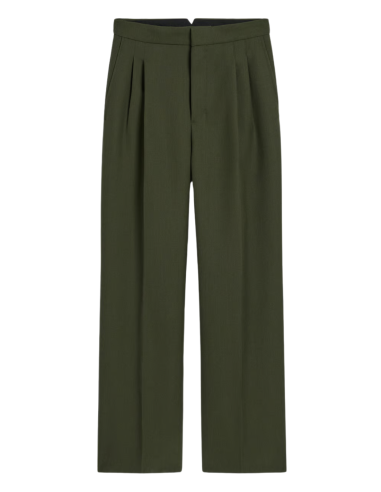 Pantalon large en laine Ami Paris