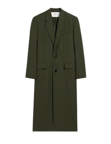 AMI PARIS khaki long coat