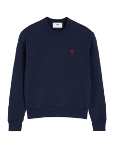 Sweatshirt bleu marine AMI PARIS