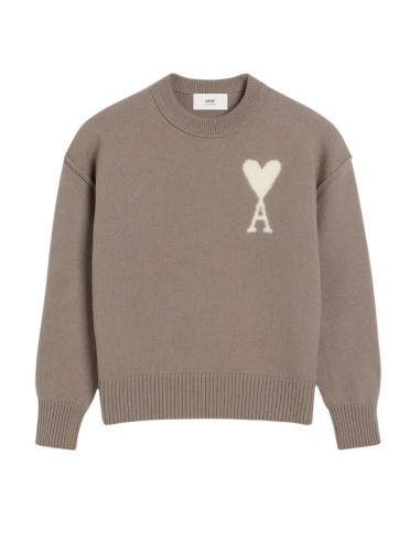 AMI PARIS beige wool sweater
