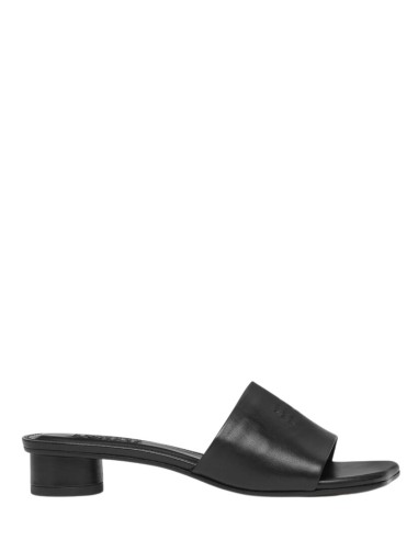 MM6 black “Anatomic” sandals