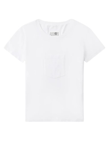 MM6 white cotton tee-shirt