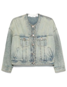 ISABEL BENENATO blue denim jacket,