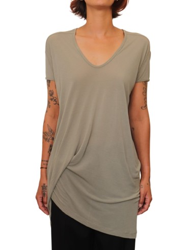 T-shirt “hiked” vert RICK OWENS