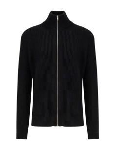 MM6 MAISON MARGIELA black  trucker sweater