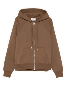 Hoodie marron AMI PARIS