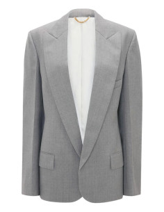 VICTORIA BECKHAM grey blazer jacket