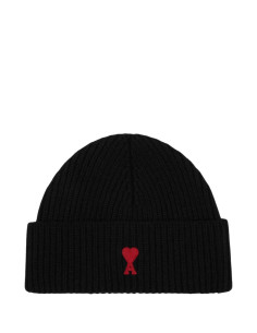 Bonnet noir AMI PARIS