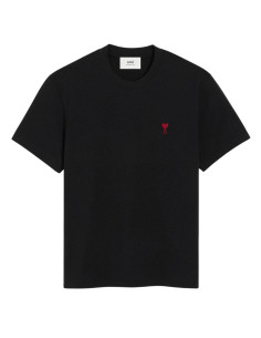 T-shirt noir Ami de Coeur AMI PARIS