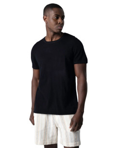 MAJESTIC FILATURES black cashmere T-shirt