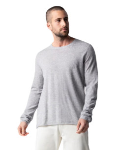 MAJESTIC FILATURES grey cashmere T-shirt