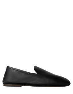 LEMAIRE black lambskin slippers