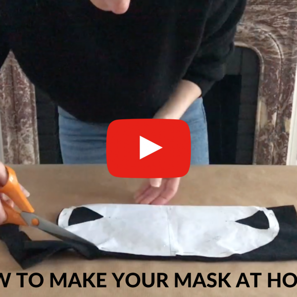 Comment fabriquer un masque en tissu sans machine à coudre ?